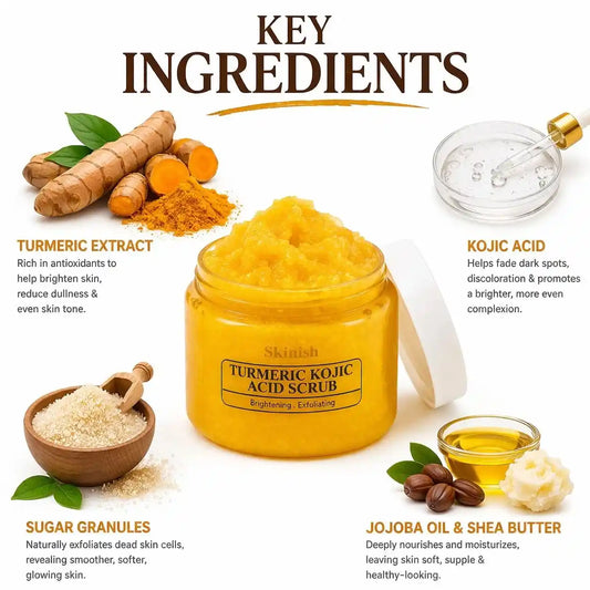 Turmeric Kojic Bloom Sugar Scrub